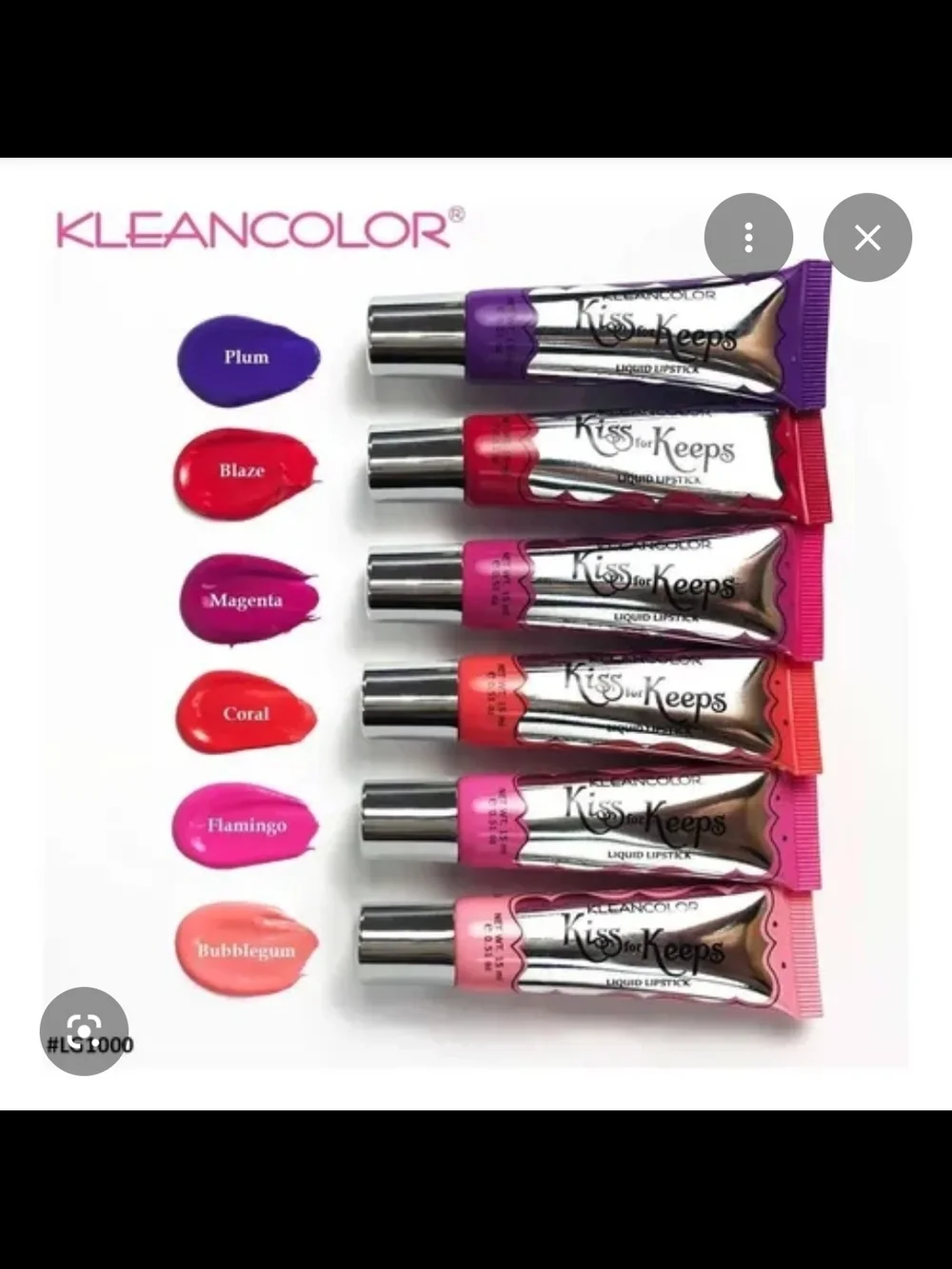 Kleancolor Kiss for Keeps Liquid Lipstick - Blaze 0.51fl Oz BNIB